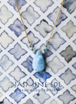 Larimar pendant necklace