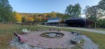 Bonfire Pit, Pavilion, & Solar-Powered Community Farmhouse