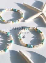 Larimar beach bracelets