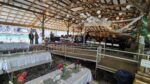 Pavilion with Stage, Dance Floor, & Picnic Tables for Events