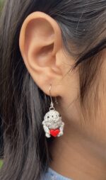 Knit earrings