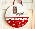 Door Hanger Art Kits featuring “Whooo” Decoupage Paper