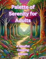 Palette of Serenity for Adults Adult coloring book with positive affirmations