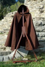 Adventurer Cloak in brown twill.