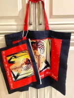 Mahjong tote & tile bag