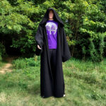 Jedi Master's Robe in black wool.