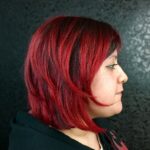 bright red hair color