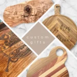 Kansas hardwood cutting boards, custom gifts